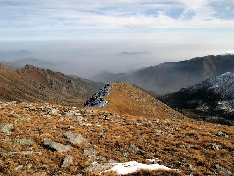 la cresta Ciarmgranda divide i valloni del Ricciavrè e della Balma