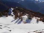 04 - il Monte Rotta visto dall'arrivo del vecchio skilift sotto la Roccia Rotonda