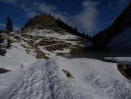 Lago di San Bernolfo, inizio neve senza interruzioni