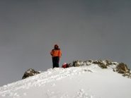 Sciatore alpinista ieratico 