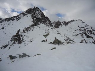 la vista sul Gran Tournalin dal monte Croce