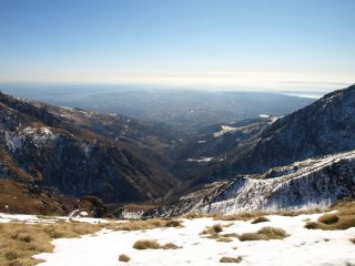Valle del Torrente Elvo e Pianura verso Biella, viste da Colle Carisey