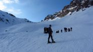 un momento di pausa a quota 2550 m. nel Vallon de Longet