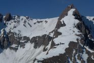Parte alta vista dall'Aiguille di Lesache il 3.3.2012