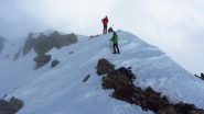 la vetta del Monte Rosso di Vertosan (17-3-2012)