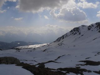10 - dal Col du Salvé, vista sull'Alpe Fontaney illuminata dal sole