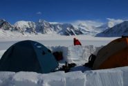 campo base sul Matanuska Glacier