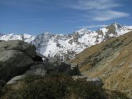 Panorama sulle cime del Savenca