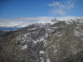 Panorama verso l'alta valle