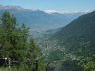 Aymavilles e la piana di Aosta