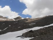 14 - discesa nel centro del vallone lungo l'itinerario scialpinistico