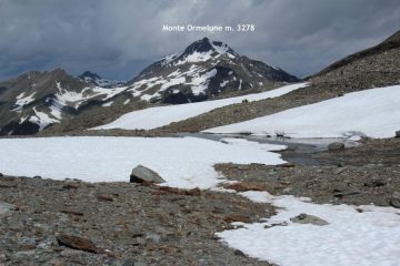 il Monte Ormelune visto al Piano del Vaudet (8-7-2012)