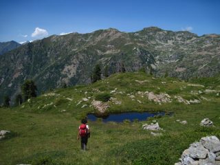 Il laghetto dell'alpe Pian dou Jouc