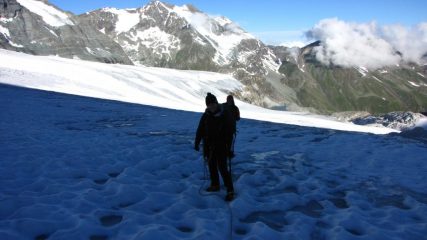 primi passi sul Brunegg Gletscher (22-7-2012)