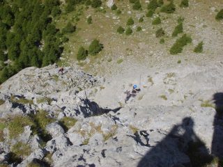 Traverso verso sinistra e facili placche di L5