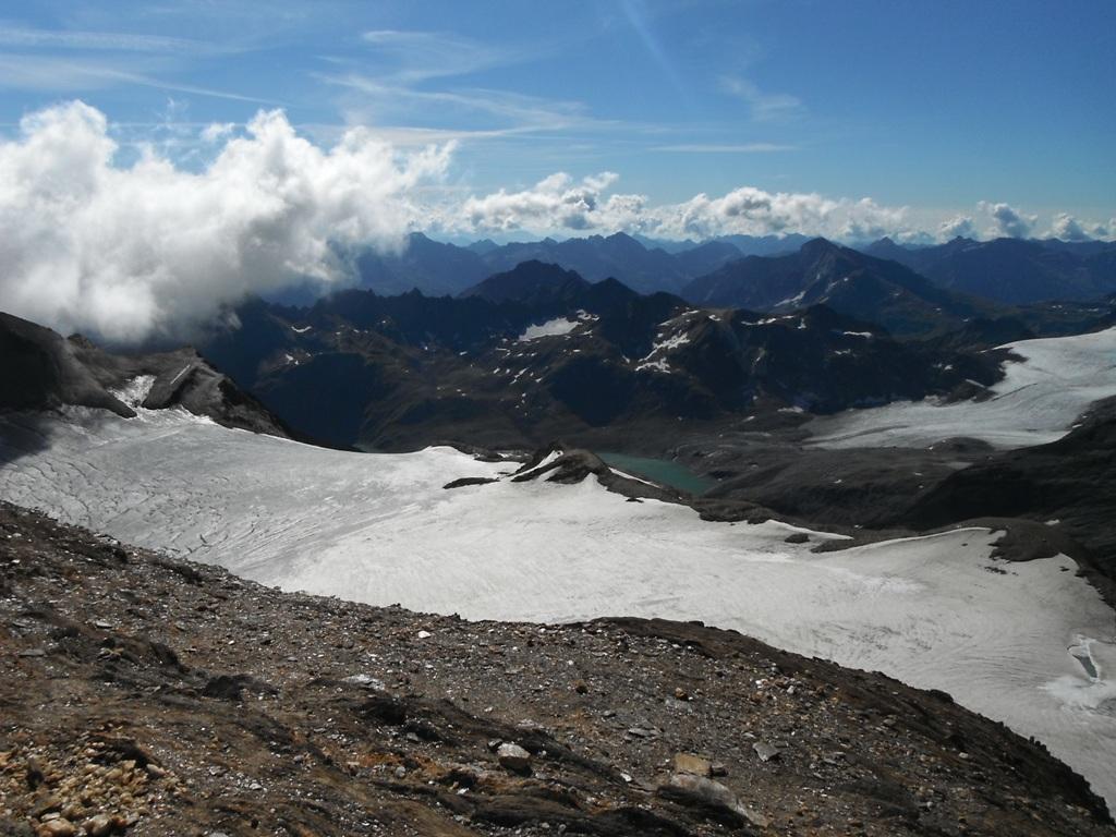 ghiacciaio del Blinnenhorn e lago del Sabbione