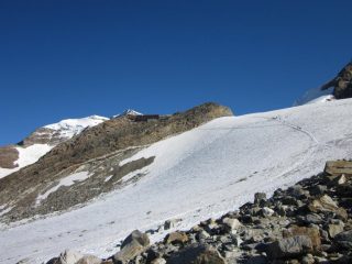 ghiacciaio di Indren e capanna Gnifetti
