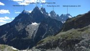 panorami osservati dal Refuge du Glacier Blanc (10-8-2012)