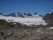 ghiacciaio e vette dello Jotunheimen