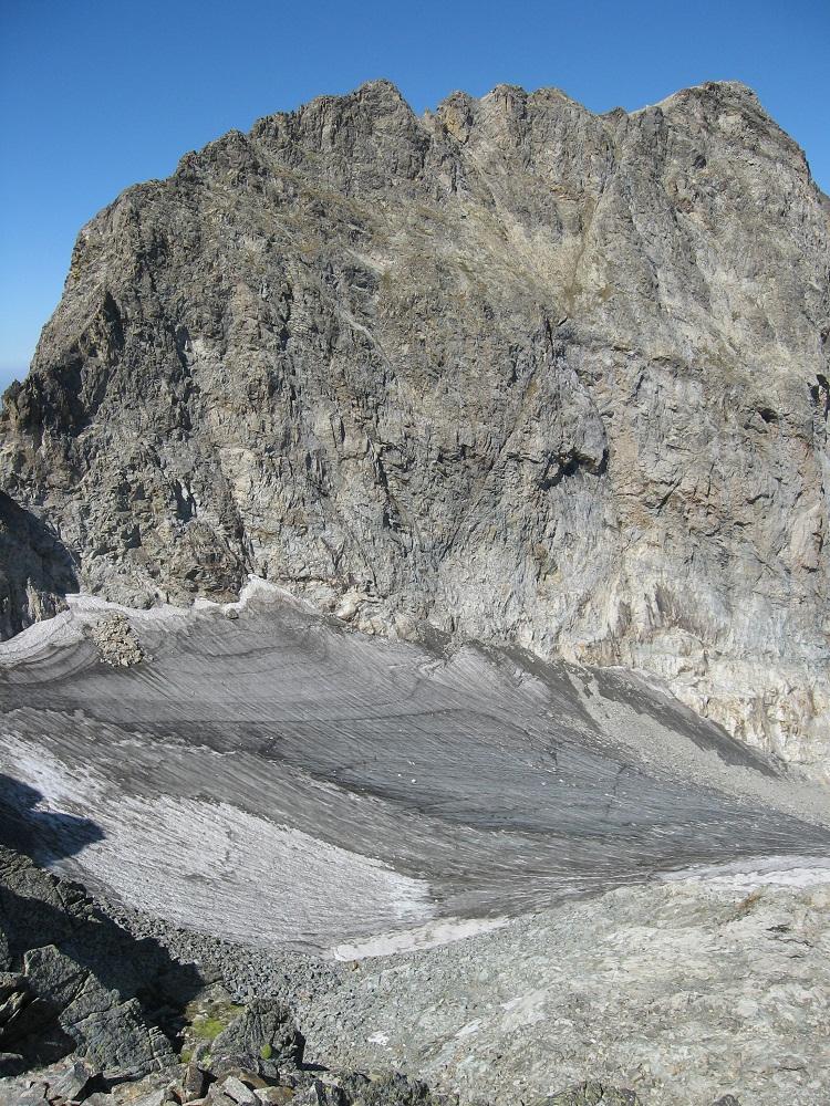  Monte Clapier con il ghiacciaio