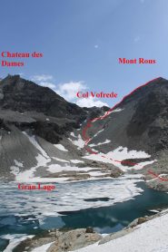 L'itinerario che conduce al Mont Rous dal Perucca