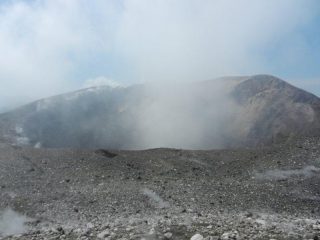 cratere nord-est dalla cima sud