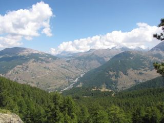 panorama sulla valle