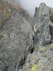 Intaglio e rocce sommitali del Monfandì Inferiore