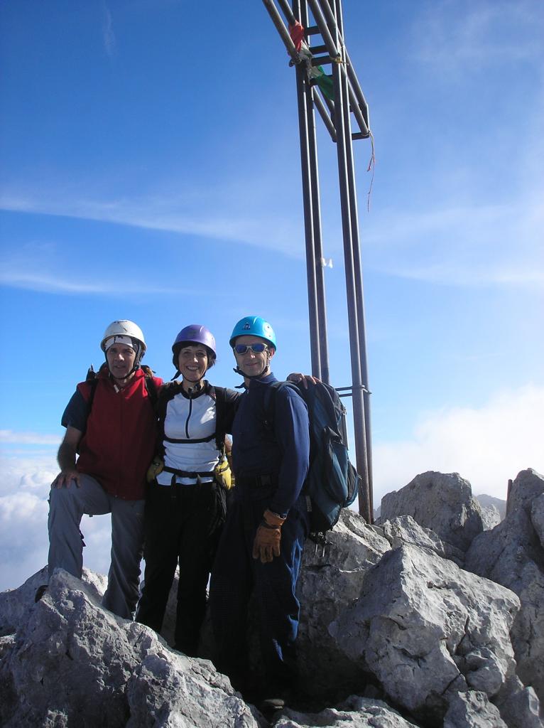Domenico Enza e Francesco presolana occidentale 2521 mt