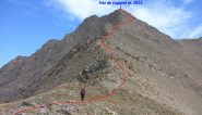 salendo verso la Tete de Cuguret per la cresta Sud (20-10-2012)