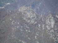 Zoom su Testa di Pertia dall'Alpe Calùs