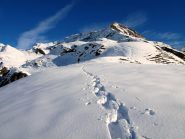La Costa Serena come appare all'imbocco della valletta sopra l'Alpe Rantin