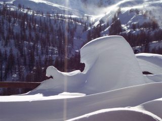 Sculture di neve naturali