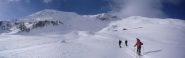 l'arrivo all'alpe Chaligne dove finiva la traccia....