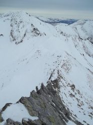 La Cresta E (Basagrana) e il Monte Togano