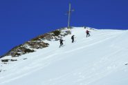 la ripida rampa che porta all'Alpe di Vascoccia (2-3-2013)
