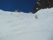 Ottima neve primaverile nel vallone delle Scolettas