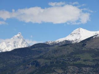Il Cervino e il M. Tantanè dall'alpe Cretaz-Ciardon
