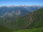 Vista dal Passo di Tanarello su Val Roya e Bego e c.