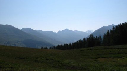 Panorama sull'alta valle di St-Veran