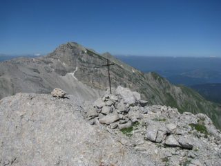 Croce di vetta e Monte Corvo