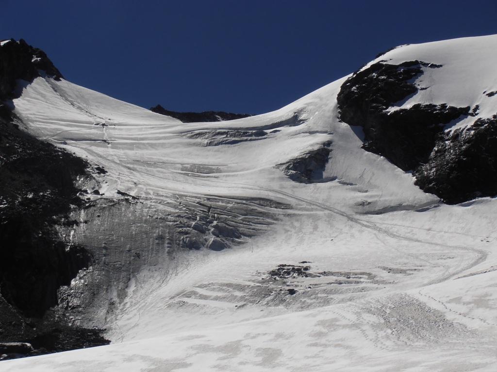 14 - traccia verso il Mont Pourri sul Glacier du Grand Col