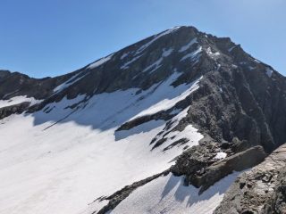 Tersiva dalla Punat 3221m, prima di scendere sul ghiacciaio