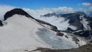 Nible' e ghiacciaio visti dalla vetta della Ferrand