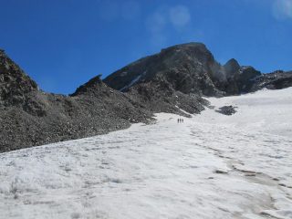 Il Paramont dal ghiacciaio di Usselettes