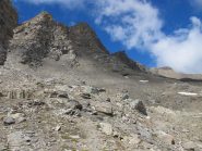 Parte della cresta che collega Gran Tournalin e Roisetta, in fondo Roisetta cima N