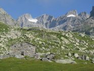 Alpe La Bruna inferiore con Gran Paradiso e Punta Ceresole