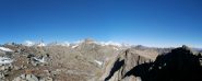 dalla Grand Chenalette  ,al centro il Drone,sullo sfondo Monte Bianco e Jorasse...