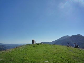 Monte Grazian e vista mare...