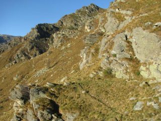 Dalla Balma Piatta, la cresta via di arrampicata al Corno Battaglia